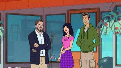 Because she was at
the tennis club - Dicktown