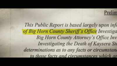 Because that's where any County
Attorney's Office is gonna get - Murder in Big Horn