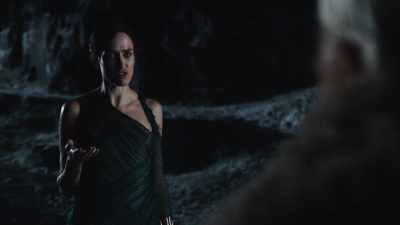 Because the charged particles
in the Aurora - His Dark Materials