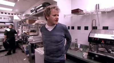 BECAUSE THE DISHES
WE HAVE SUCK. - Kitchen Nightmares