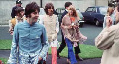 Because the word "Beatle"
has gone on all the continents - The Beatles and India