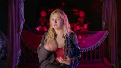 Because there is that
sort of innocence - Living with Chucky