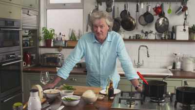 Because they're here today,
I can check the instructions, - James May: Oh Cook!