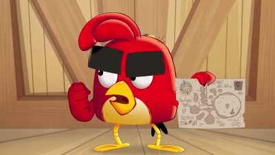Because this treasure map leads
to exactly what we need to save camp. - Angry Birds: Summer Madness