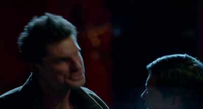 Because two days ago
I was urinating on his face. What? - Killing Hasselhoff
