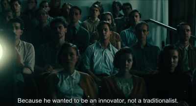 Because he wanted to be considered
a renewer, not a traditionalist.
. - Never Look Away