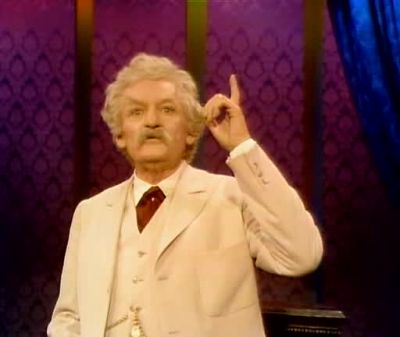 Because because you see man is also the religious animal - Hal Holbrook: Mark Twain Tonight!