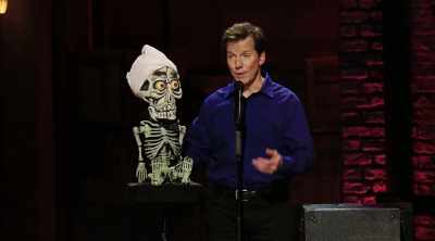-Because you're a terrorist.
-No. Because I don't have a face. - Jeff Dunham: Relative Disaster