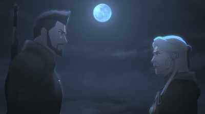 -Because you're different.
-[mob yelling] - The Witcher: Nightmare of the Wolf