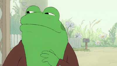 -[bed creaks]-[door opens] - Frog and Toad
