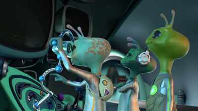 - Beep.
- [beeping] - Alien TV