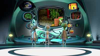 - Beep.
- [beeping] - Alien TV