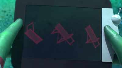 - [beeping]
- [contemplative muttering] - Alien TV
