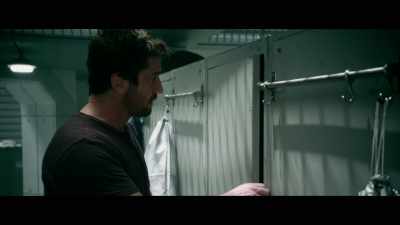-(BEEPING)
-(MUTTERS) - Geostorm