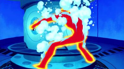 [ BEEPING RAPIDLY ]
[ CRACKLING CONTINUES ] - Ben 10: Ultimate Alien