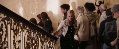 Ben AbigailWhat's she doing here What're you doingYour dad called me Said your next clue was hereRiley She's really there BenD rop her Lose her I want to helpThat's very nice but it's a bad time right nowA bad time right now It's a bad timescoffs Okay I - National Treasure: Book of Secrets