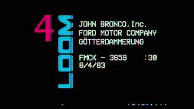 [beeping] - John Bronco