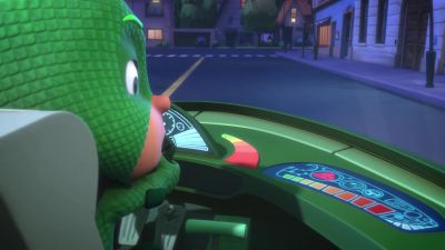 -[beeping]
-Wriggling reptiles! - PJ Masks