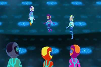 [beeps] - The Magic School Bus Rides Again