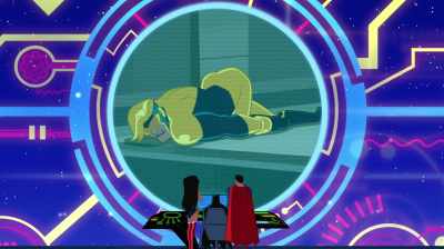 - (BEEPS)
- (SNORING) - Justice League Action