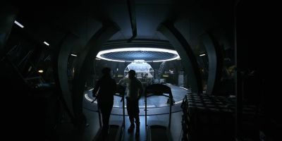 -[beeps]
-[treadmill powers down] - Lost in Space