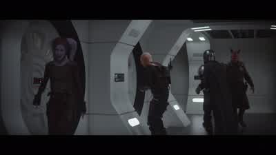 - -Z, open it up. - The Mandalorian
