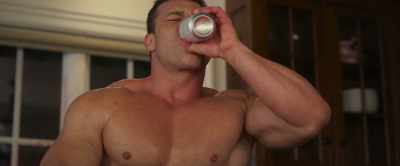 (beer can hissing) - Here for Blood