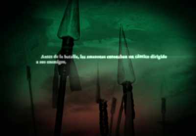 BEFORE BATTLE, THE AMAZONS WOULD
CHANT A HYMN AT THEIR ENEMIES. - Siege
