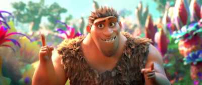 Before we eat,
I'd like to say a few words. - The Croods: A New Age