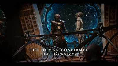 Before her escape, - Star Trek: Discovery