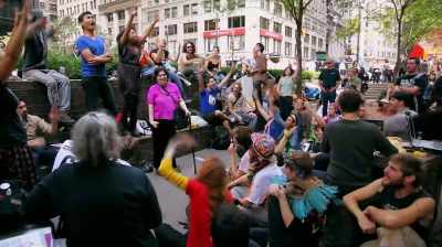 Before it finally arrives
at Zuccotti Park - The New Corporation: The Unfortunately Necessary Sequel