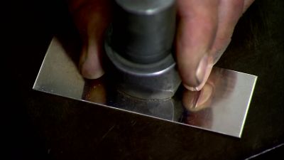 BEFORE FUSING A PEWTER RECTANGLE - How It's Made