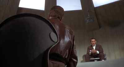 Before we get started, this is the
Interrogation Room, not the Debriefing Center. - Journey to the Far Side of the Sun