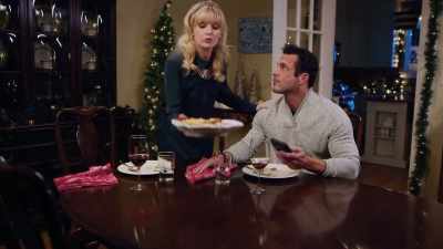 Before you leave, I've gotta
give you a bow tie and vest - Christmas Lover's Anonymous