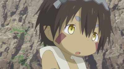 Before we left the orphanage,
I actually bumped into Leader. - Made in Abyss: Journey's Dawn
