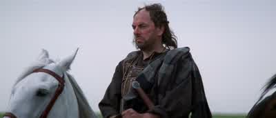 Before we let you leaveyour commander must cross that fieldpresent himself before this army put his head between his legsand kiss his own arse - Braveheart