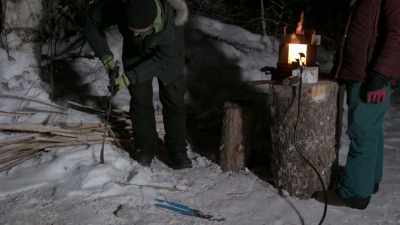 Before long, I'm gonna be
making pocket knives - Life Below Zero: Next Generation