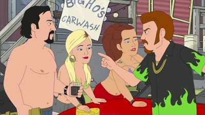 Before we look at it,
let's bow our heads in prayer. - Trailer Park Boys: The Animated Series
