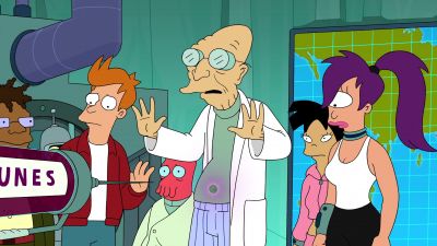 Before my moment of shame - Futurama: Bender's Game