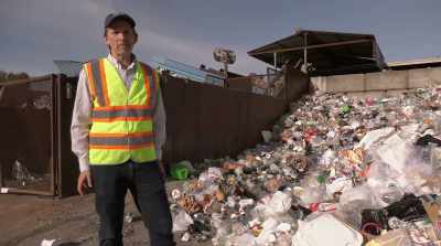Before we passed the plastic-bag
  reduction law in california, - The Story of Plastic