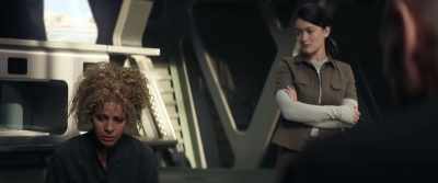 Before that, uh, space flower
knocked us off-line, - Star Trek: Picard