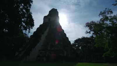 Before the LiDAR survey, these restored
pyramids are all that we could see - Lost Treasures of the Maya