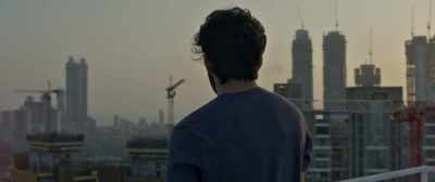 'Before the setting sun,
his dark silhouette stood' - Bhavesh Joshi Superhero