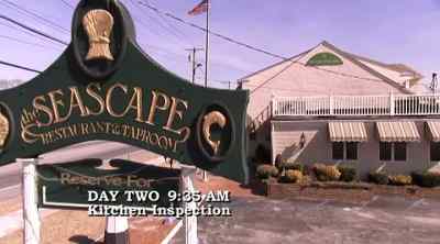 Before the staff comes in
to prepare for lunch, - Kitchen Nightmares