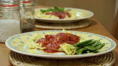 Before, we had either a ready meal, - Back in Time for Dinner