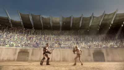 Begin. Fight me, damn it. - Spartacus