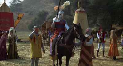 Begin the joust sequence on my mark. - Futureworld