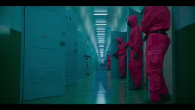 Beginning head count now.Please wait in front of your door. - Squid Game