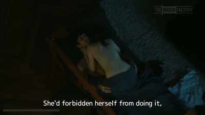 Begins to masturbate on Yamaga's bed. - Drive My Car