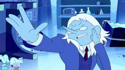 Begone, vile candy
witch! - Adventure Time: Fionna & Cake